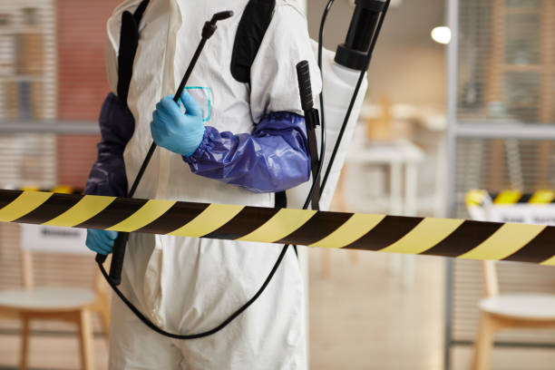 Professional Biohazard technician working in Forestville, WI